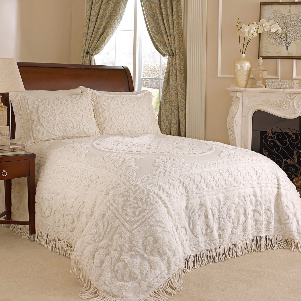 Chenille king size shop bedspread